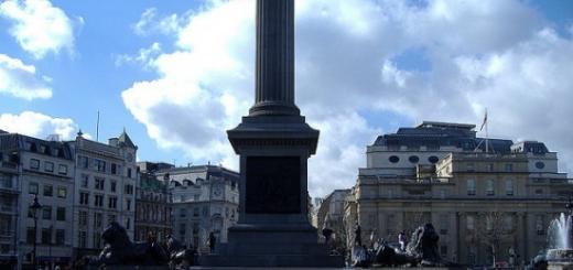 Columna de Nelson en Trafalgar Square de Londres ¿De qué está hecha la Columna de Nelson?