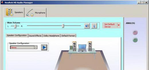 Realtek HD Manager: gdje nabaviti i kako postaviti zvuk?